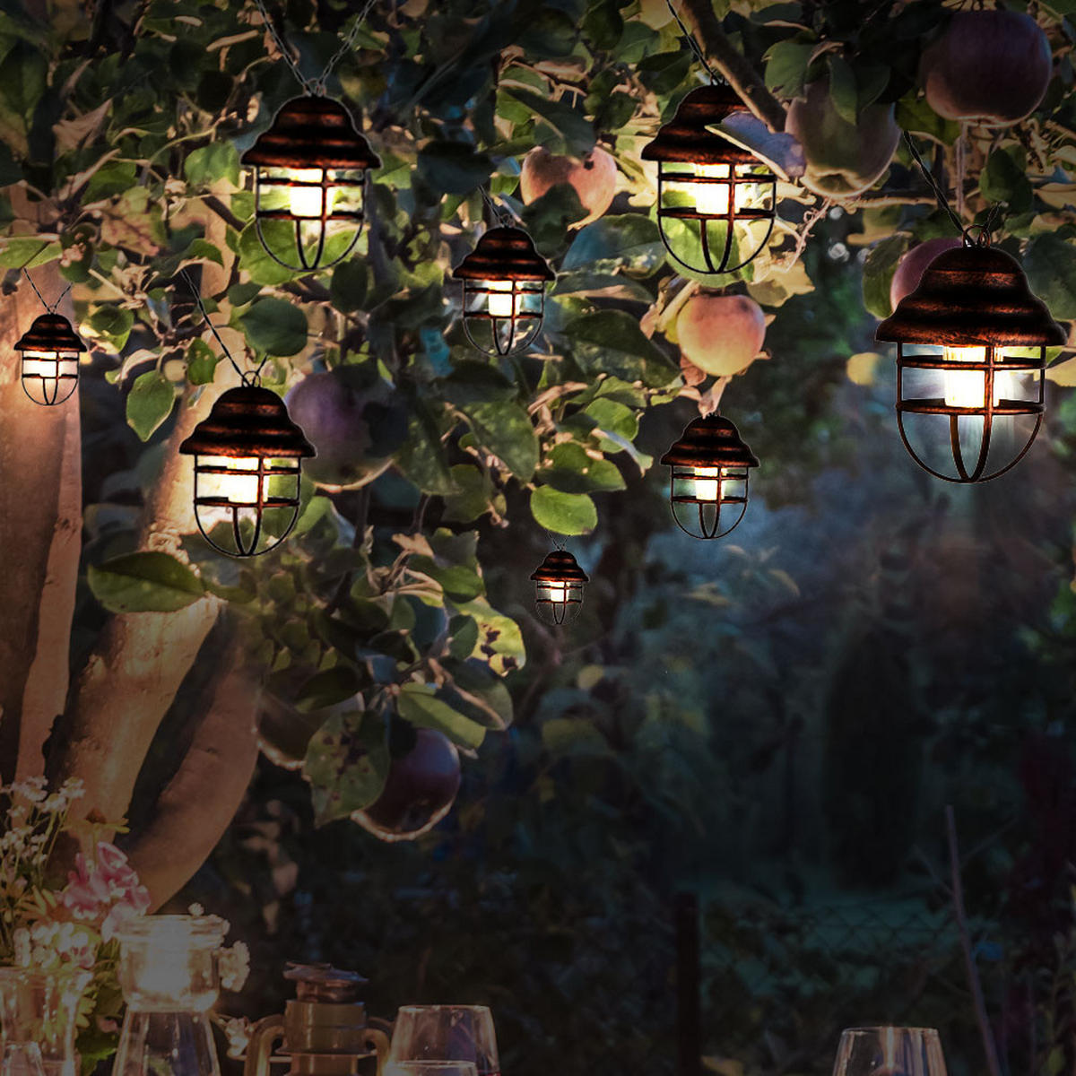 LED AUSSENLEUCHTE Rostoptik Braun - Braun, Metall (430/8/11cm) - Globo Lighting