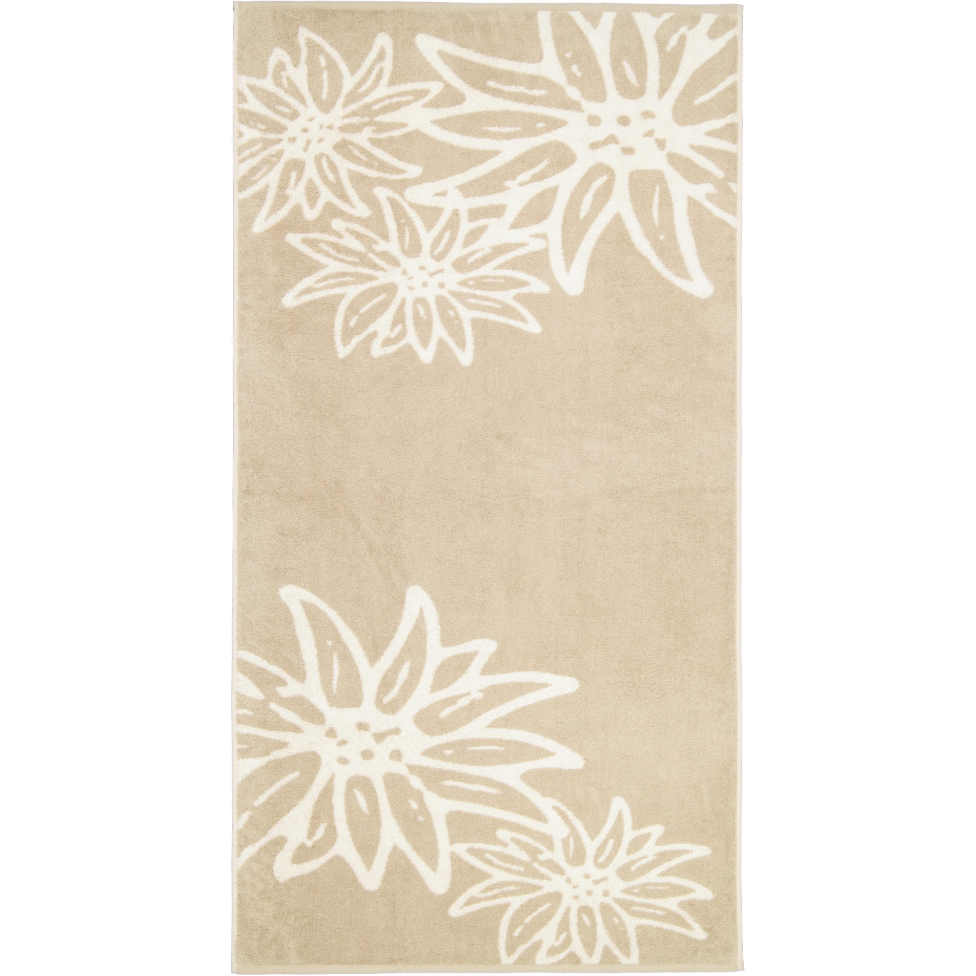 DUSCHTUCH ALPENCHIC EDITION EDELWEISS 6230 NATUR - 33 - Beige, Textil (70/140cm) - Cawoe