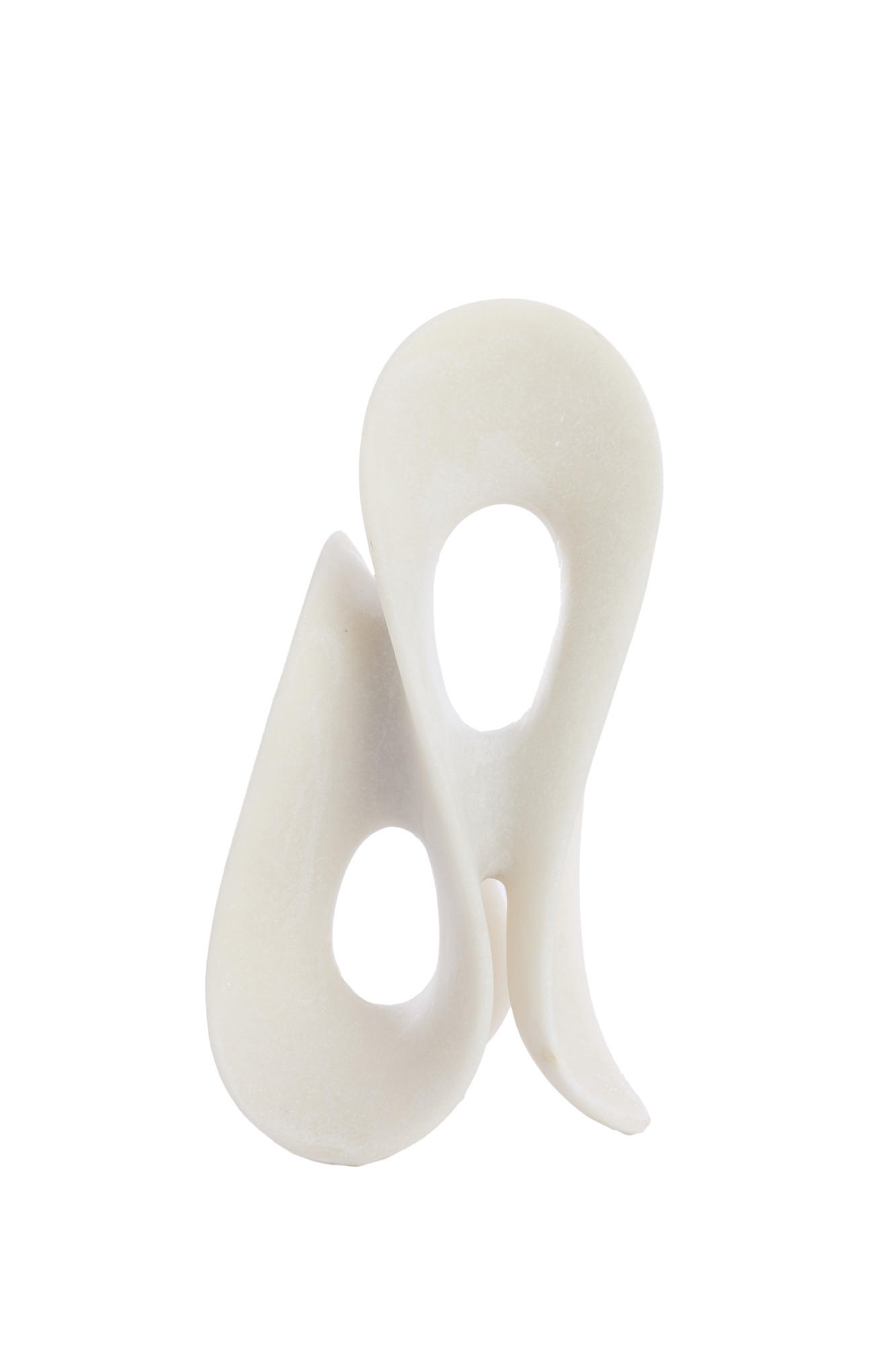 ORNAMENT Zazina Weiß 20,5/19/39 cm - Weiß, Kunststoff (19/39/20.5cm) - Light & Living