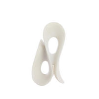 ORNAMENT Zazina Weiß 20,5/19/39 cm - Weiß, Kunststoff (19/39/20.5cm) - Light & Living