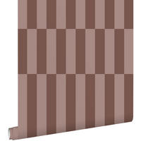 TAPETE Streifen 53 cm x 10.05 m - Lila, Papier (53/1000cm) - ESTAhome