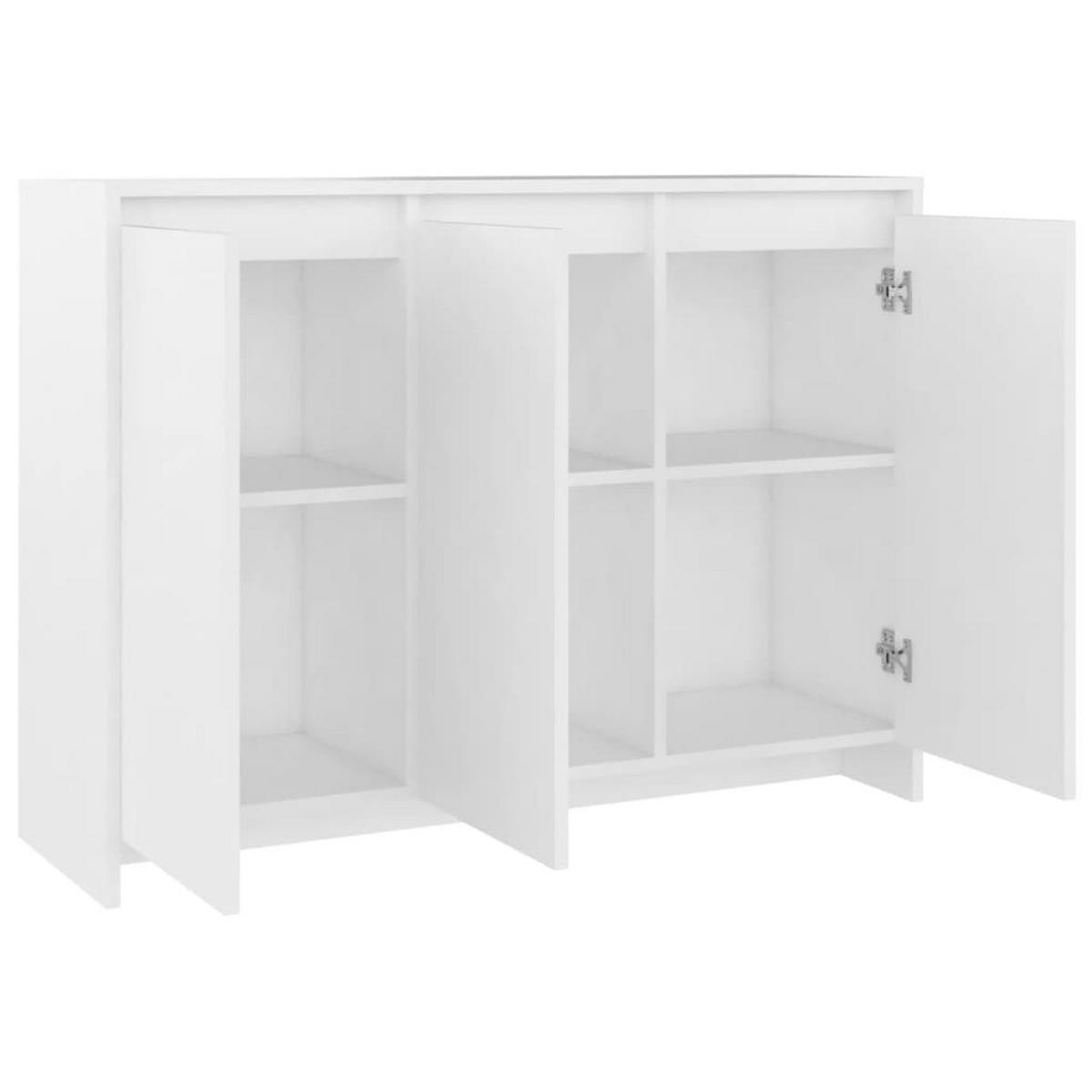 SIDEBOARD Weiss 102/33/75 Cm Holzwerkstoff - Weiß, Holzwerkstoff (33/75/102cm) - vidaXL