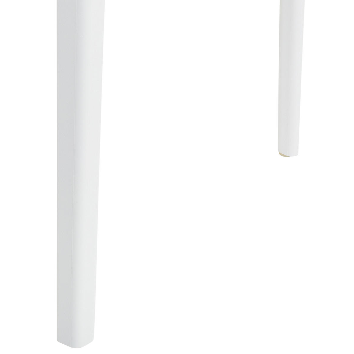 ESSZIMMERSTUHL Weiß Dallas - Weiß, Kunststoff (58/83/55cm) - Beliani