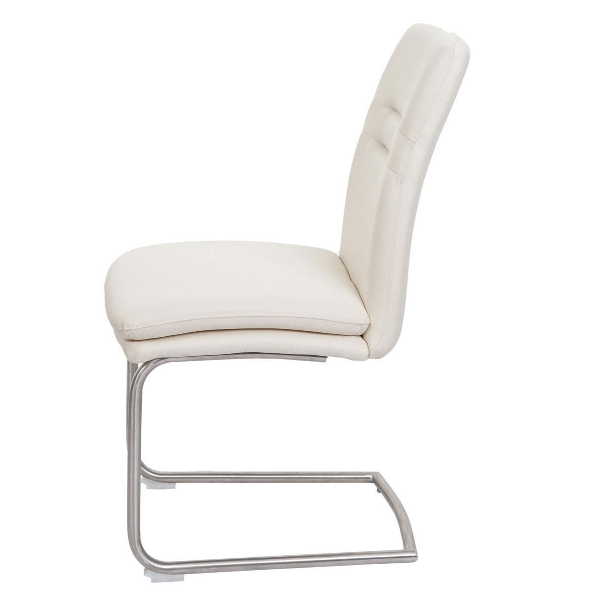 ESSZIMMERSTUHL Cremeweiß 2er-Set - Weiß, Textil (47/92/57cm) - MCW