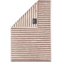 GÄSTETUCH LINES RINGEL 6255 PEPPER - 33 - Braun, Textil (30/50cm) - Cawoe