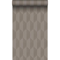 TAPETE 3D Muster 50 x 900 cm - Braun, Papier (50/900cm) - Origin Wallcoverings