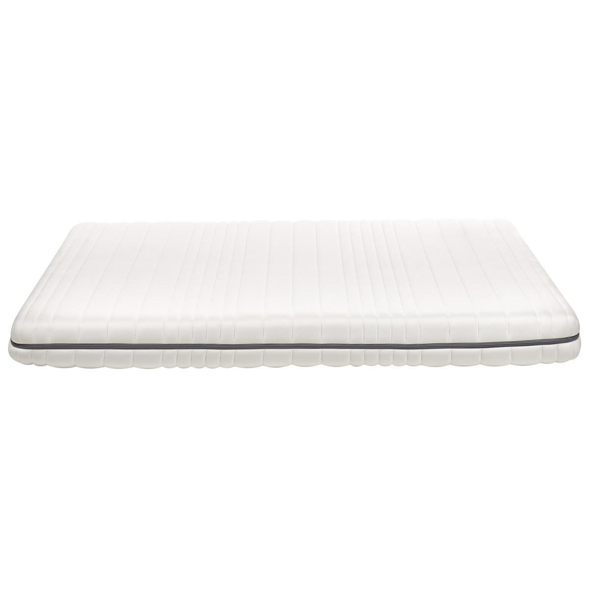 SCHAUMMATRATZE H2/3 Mittel 180/200 cm Enchant - Weiß, Textil (180/200cm) - Beliani