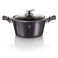 TOPF Graphit 28/28/12.4 cm BH6894 - Graphitfarben, Metall (28cm) - Berlinger Haus