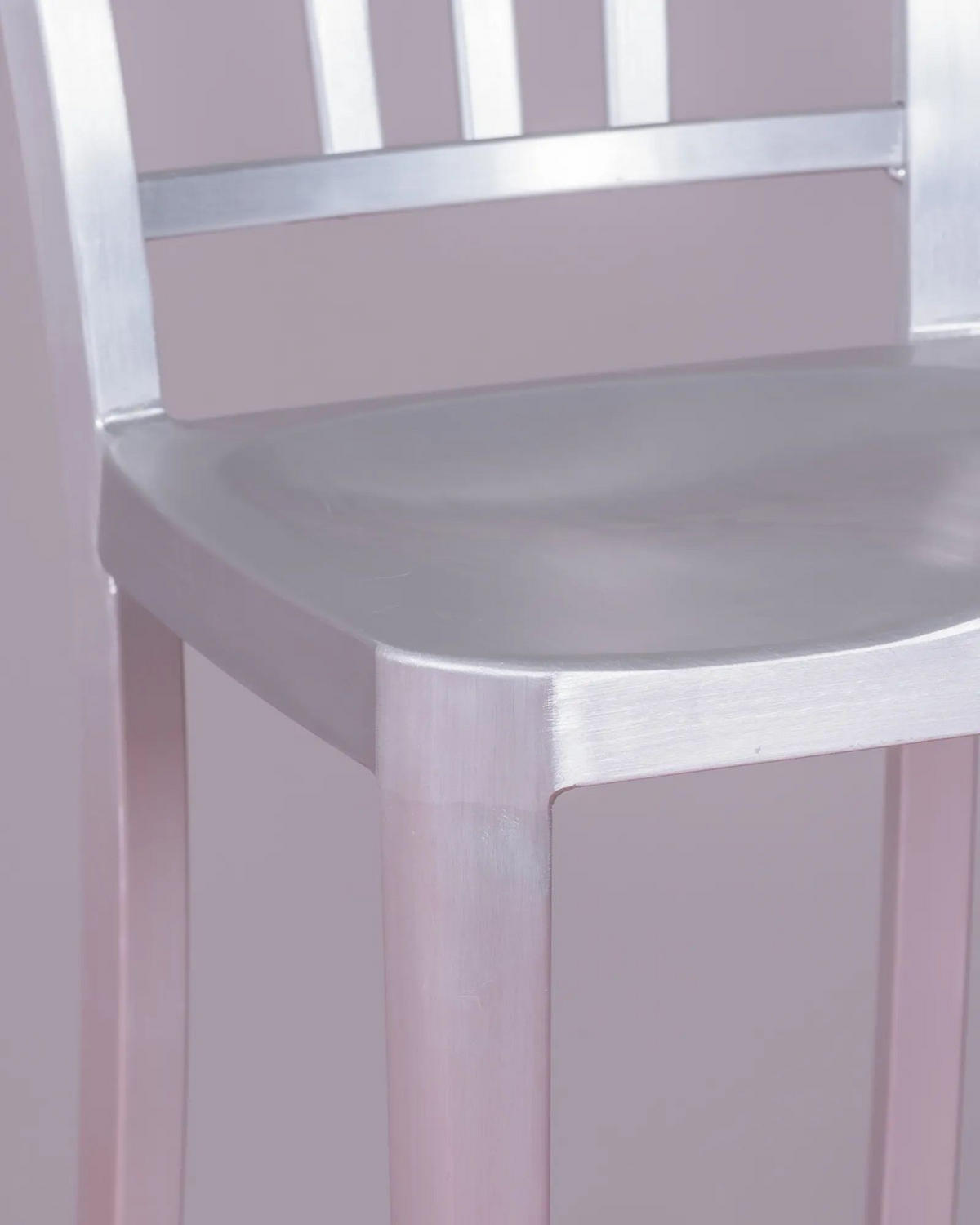 HOCKER Metall Alufarben - Alufarben, Metall (41/109/52cm) - Nest Dream