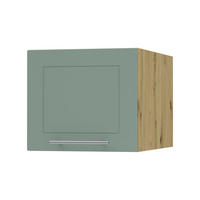 KLAPPHÄNGESCHRANK Kvantum W6B/45 Mint Matt / Eiche Artisan Matt 45 / 59 / 36cm - Eiche Artisan/Mintgrün, Holz/Holzwerkstoff (45/36/59cm) - Feldmann-Wohnen