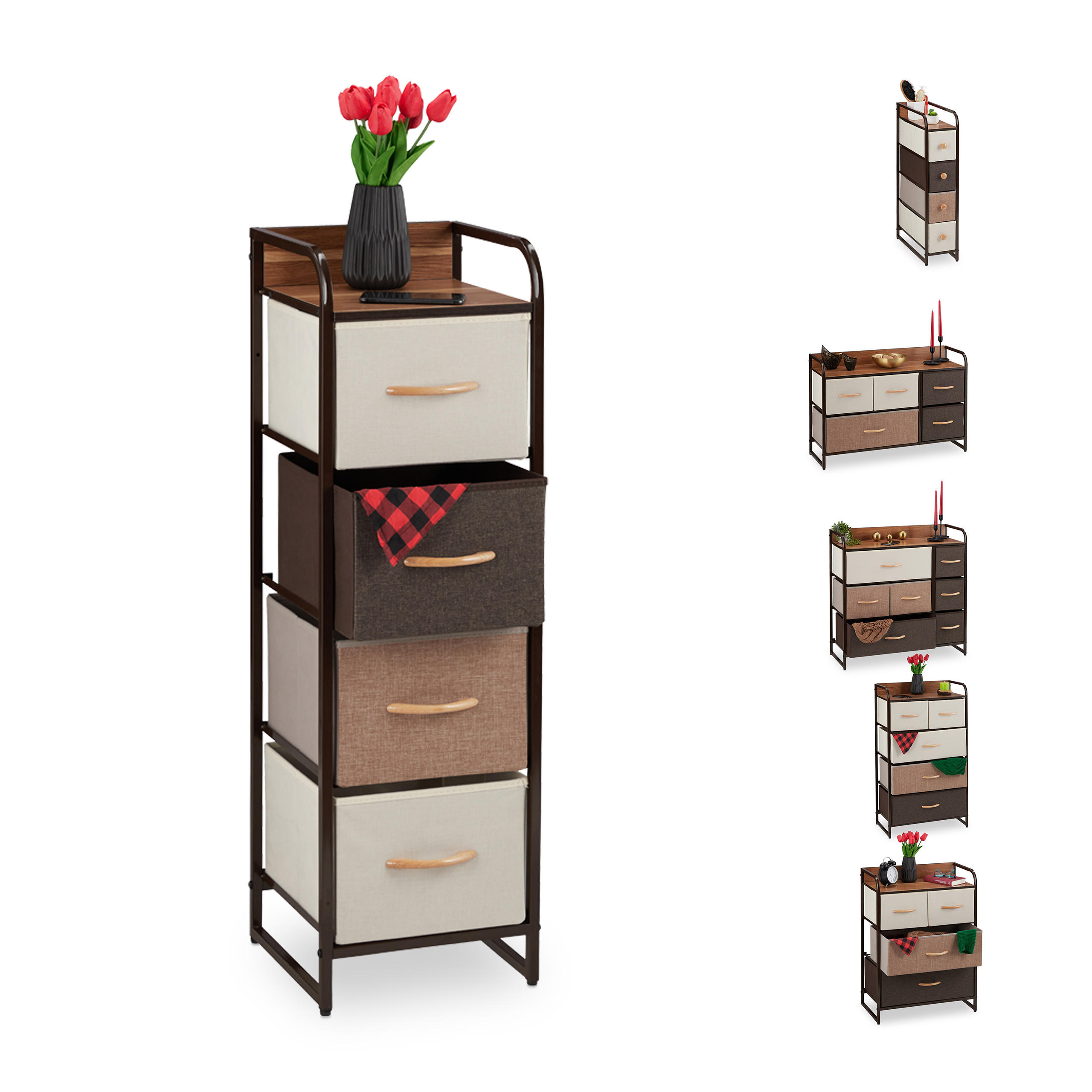 BYR&Aring; tr&auml;look kr&auml;mf&auml;rgad MDF 99,5 cm Multicolor 99.5/31/31.5 cm