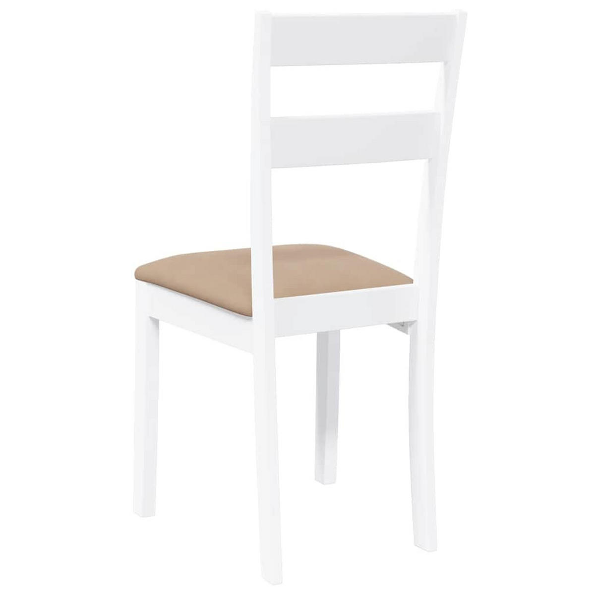 STUHL-SET 2 Stk Halshain 40/89/48 cm - Weiß, Holz (40/89/48cm) - ZMH