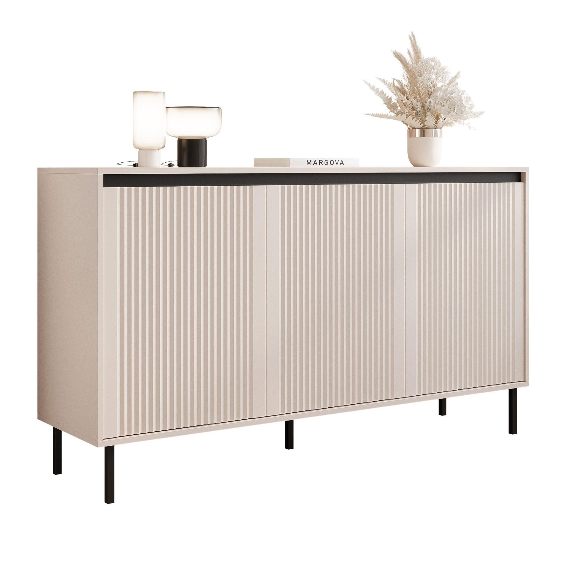 Idohome Kommode Beige 149x100x40 cm