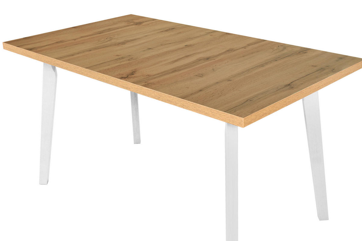 ESSTISCH Oslo 5, 140-180/80 cm, wotan - Eiche Wotan, Holz (80/140/75cm) - Leaf Design