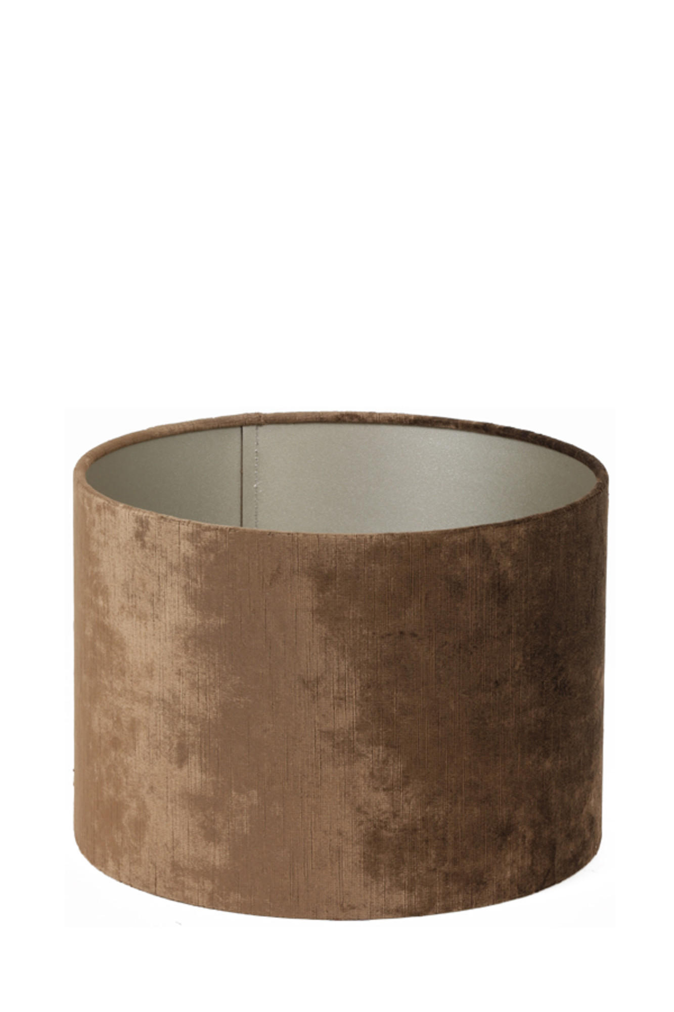 LAMPENSCHIRM Edelstein Braun Ø35/30 cm - Braun, Textil (35/35/30cm) - Light & Living