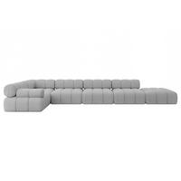 ECKSOFA modulares Sofa Felto-L3 - 475x190x70 cm Hellgrau Bouclé - Hellgrau, Holzwerkstoff/Textil (475/190cm) - ALTDECOR