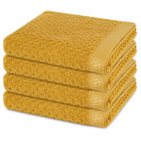 HANDTUCH Harmony 4er-Set - Gelb, Textil (50/100cm) - Ross