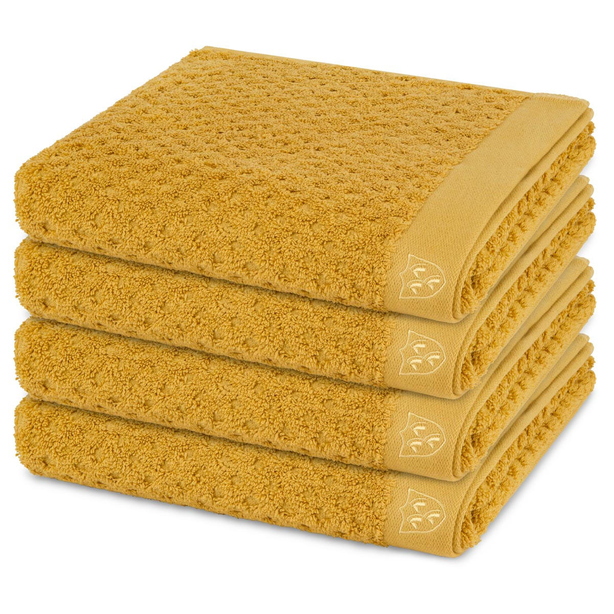 HANDTUCH Harmony 4er-Set - Gelb, Textil (50/100cm) - Ross