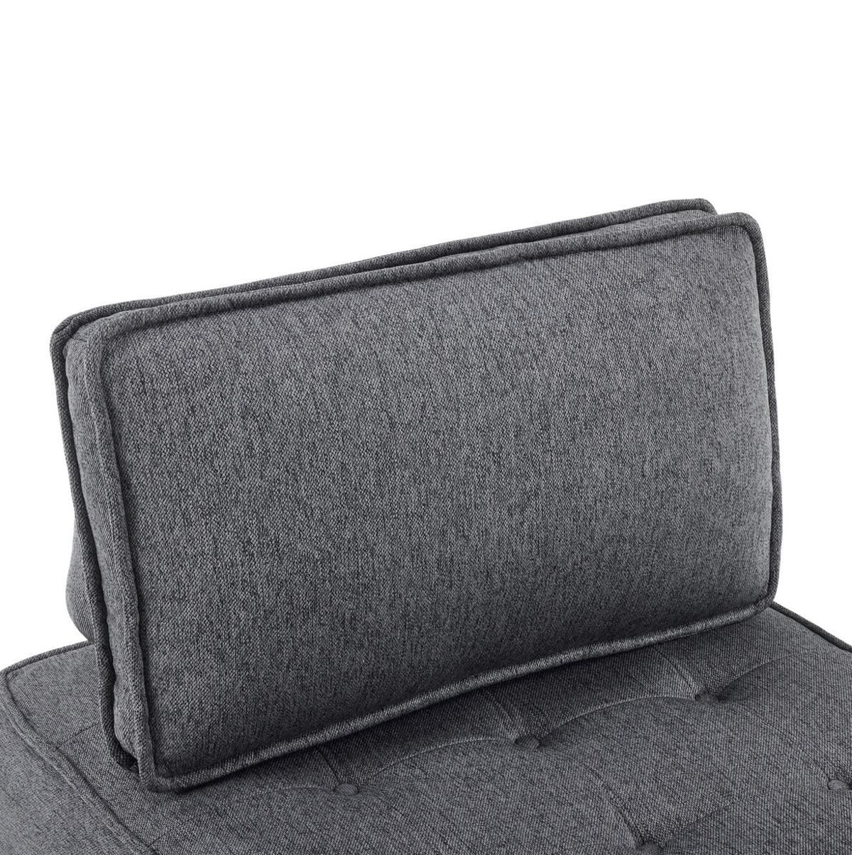 SESSEL aus Sperrholz Dunkelgrau frei kombinierbar, platzsparend und leicht bewegbar - Dunkelgrau, Holzwerkstoff (81/81/81cm) - Modfu