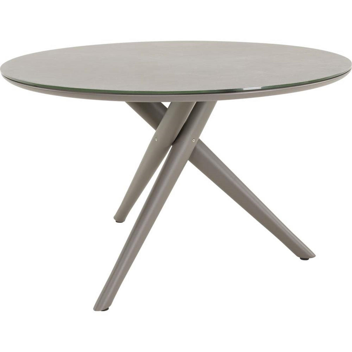GARTENTISCH Mojito - Grau - 120/120/74 cm - Grau, Glas (120/120/74cm) - Lesli Living