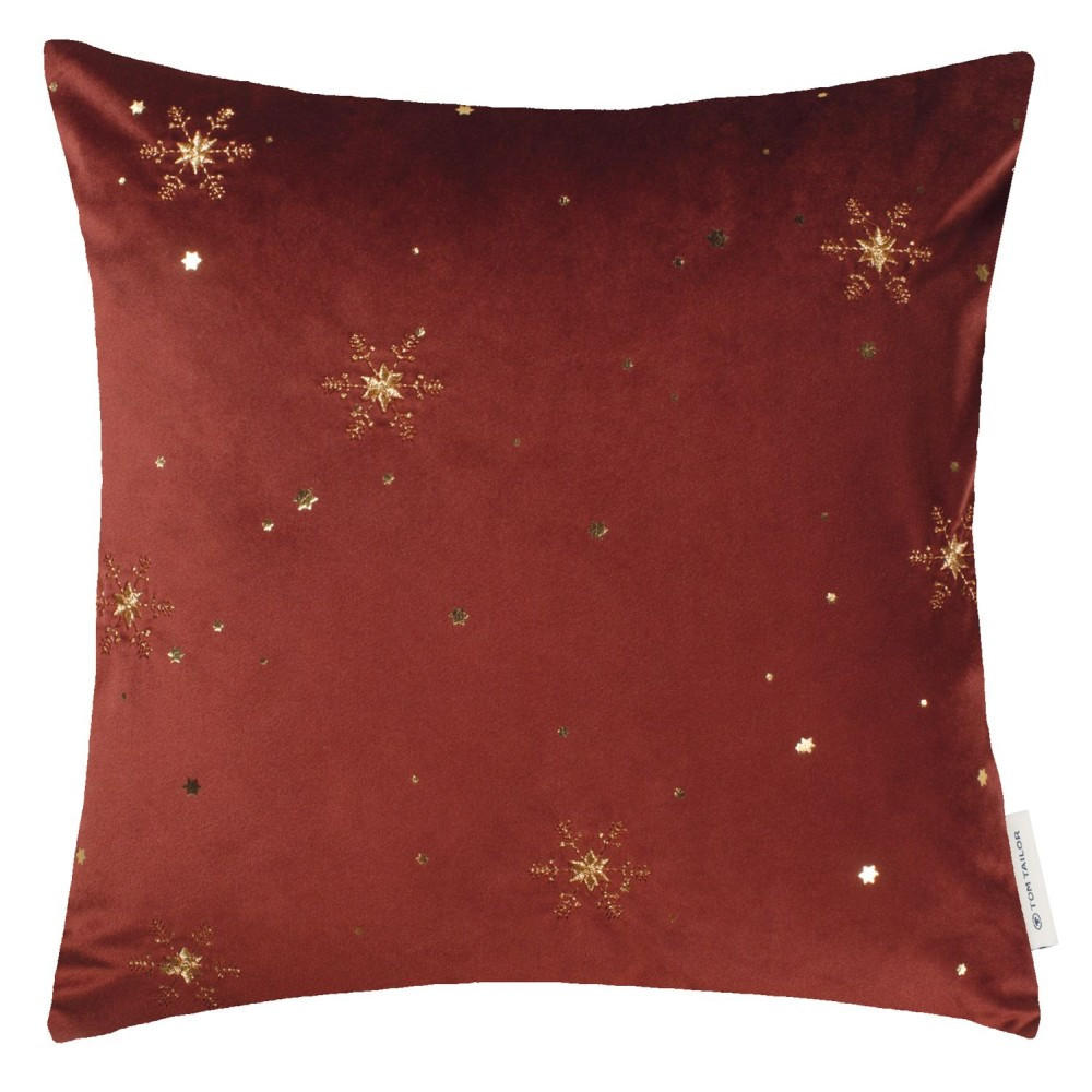 ZIERKISSENHÜLLE Sparkling Stars rost 38x38cm - Rostfarben, Textil (38/38cm) - Tom Tailor