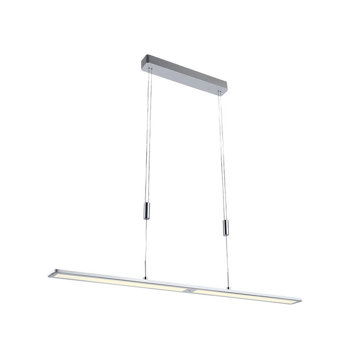 HÄNGELEUCHTE NIKA Silber höhenverstellbar dimmbar - Silberfarben, Metall (100/7/166cm)