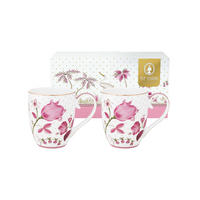 BECHER 2er-Set Xl jolie tulpe rosa 450 ml - Rosa, Keramik (0.45L) - Pip Studio