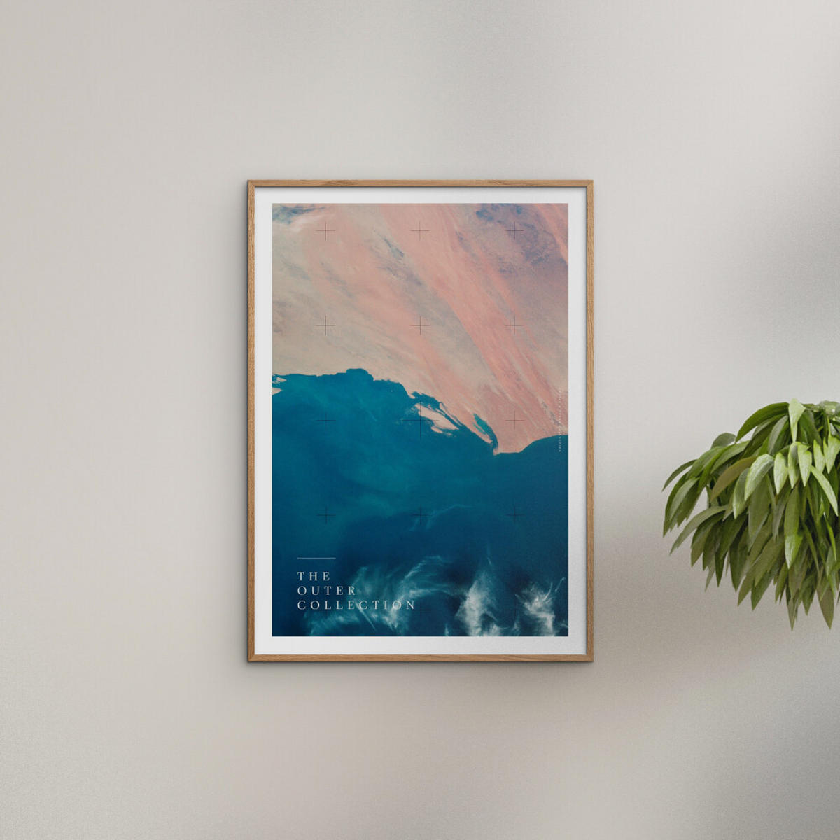 POSTER Arch Atelier - The Outer Collection – 001 - Blau, Papier (70/100/0.1cm) - Poster&Frame