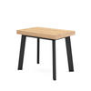 KONSOLENTISCH ausziehbar 58 bis 302cm, für 14 Gäste, eiche, 90/58/73cm - Eichefarben, Holzwerkstoff (90/302/73cm) - Skraut Home