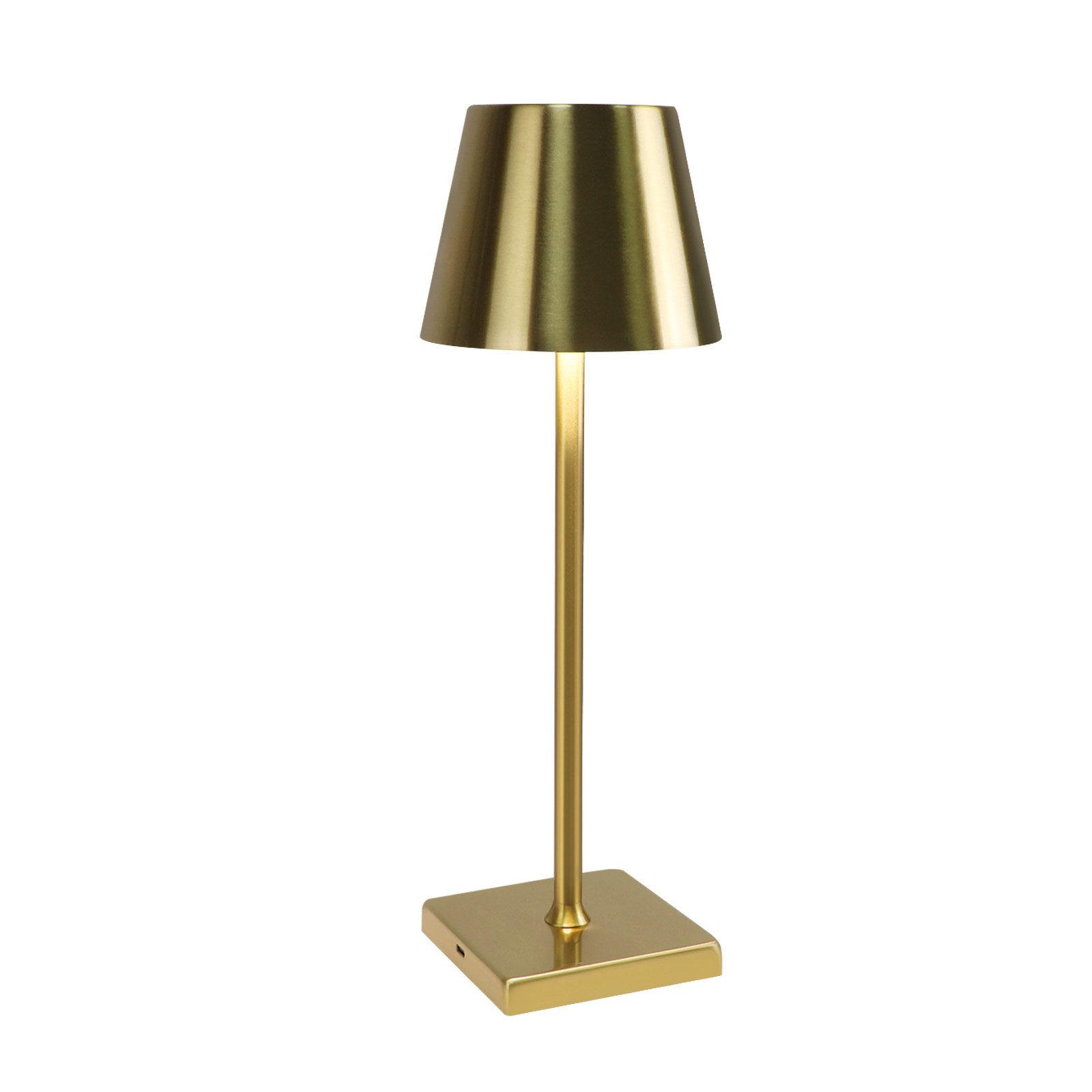 TISCHLAMPE Nebellichtis 11.9/10.0/35.5 cm - Goldfarben, Metall (35.5/11.9/10cm) - ZMH