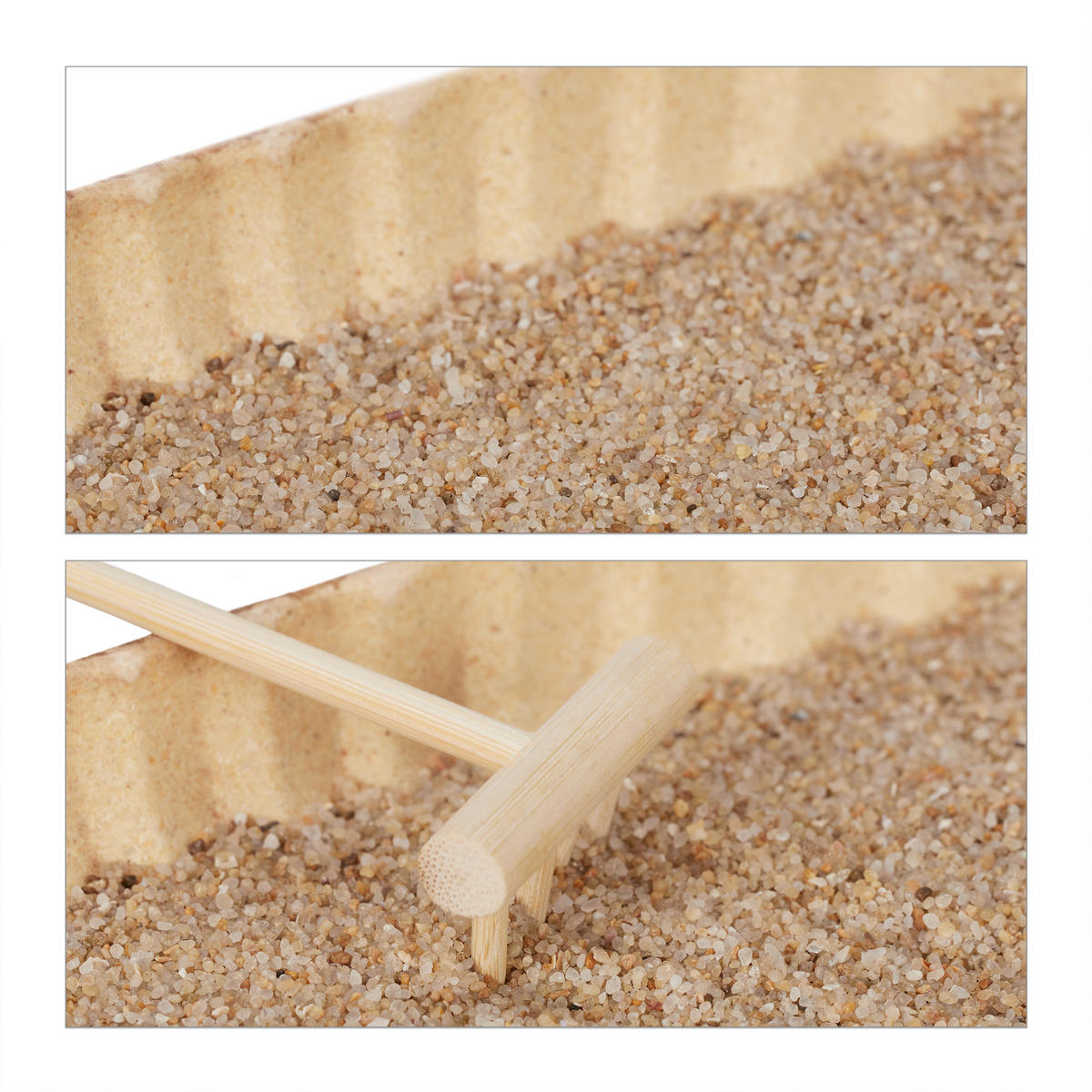 TEELICHTHALTER Set - Multicolor, Keramik/Holzwerkstoff (26cm) - Relaxdays