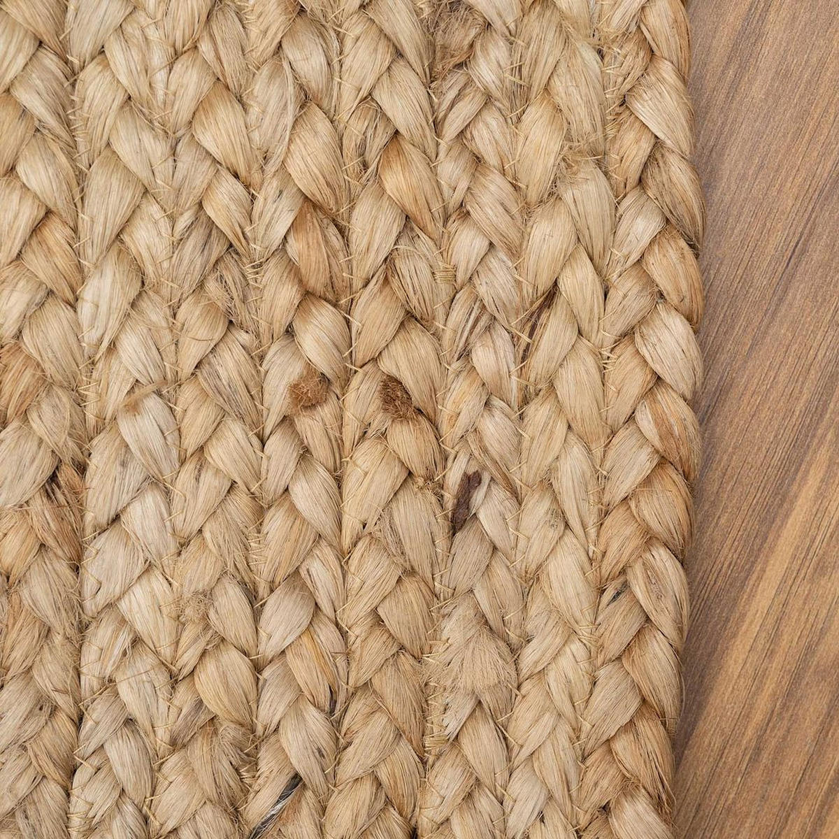 JUTETEPPICH Boucle Jute Braun - Braun, Textil (239/330cm) - Kukoon Rugs