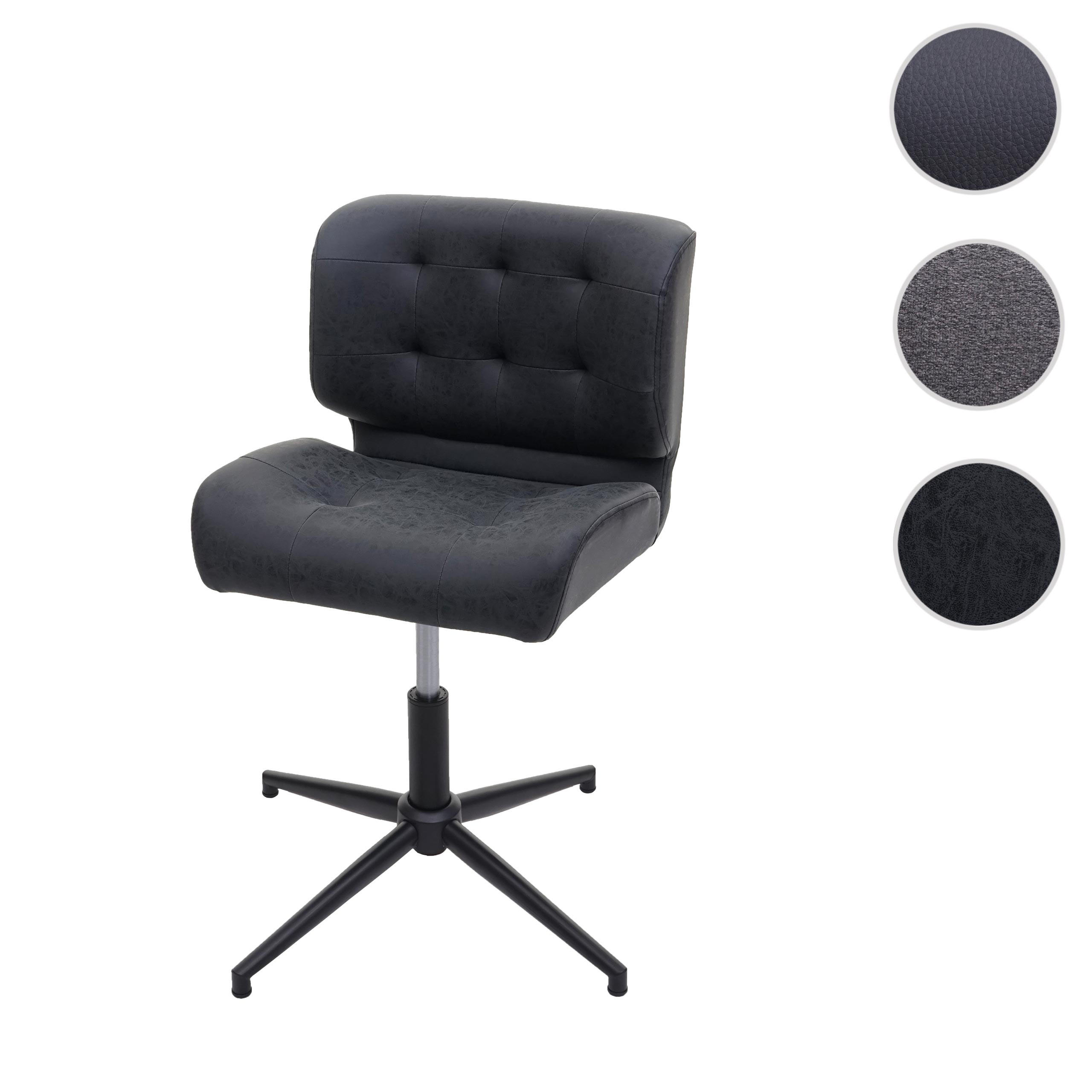 BÜROSTUHL Schiefergrau - Anthrazit, Textil (64/87/64cm) - MCW