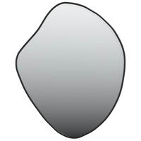 WANDSPIEGEL Schwarz 60/50 Cm - Schwarz, Glas (50/60/60cm) - vidaXL