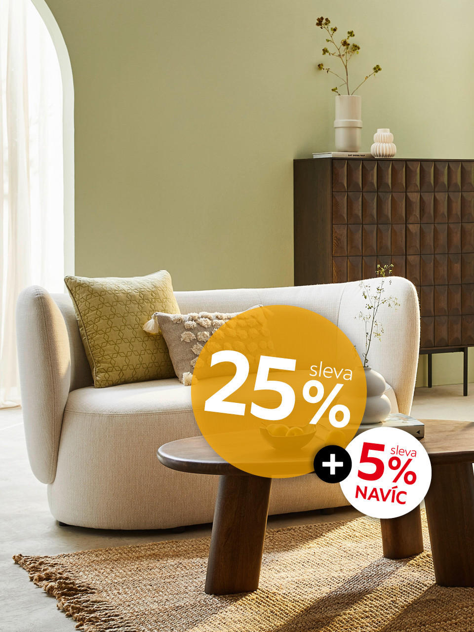 Sleva 25 % + 5 % navíc