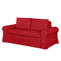 SCHLAFSOFA mit Husse - Rot, Textil (165/90/90cm) - home24