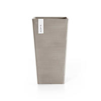 BLUMENTOPF Rotterdam Mid High 31/31/56,5 cm Taupe - Taupe, Kunststoff (31/56.5cm) - Ecopots