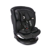 KINDERSITZ i-Size Aviator schwarz (40-150cm) 360° drehbar, verstellbar, Isofix - Schwarz, Kunststoff (47/62/52cm) - Lorelli