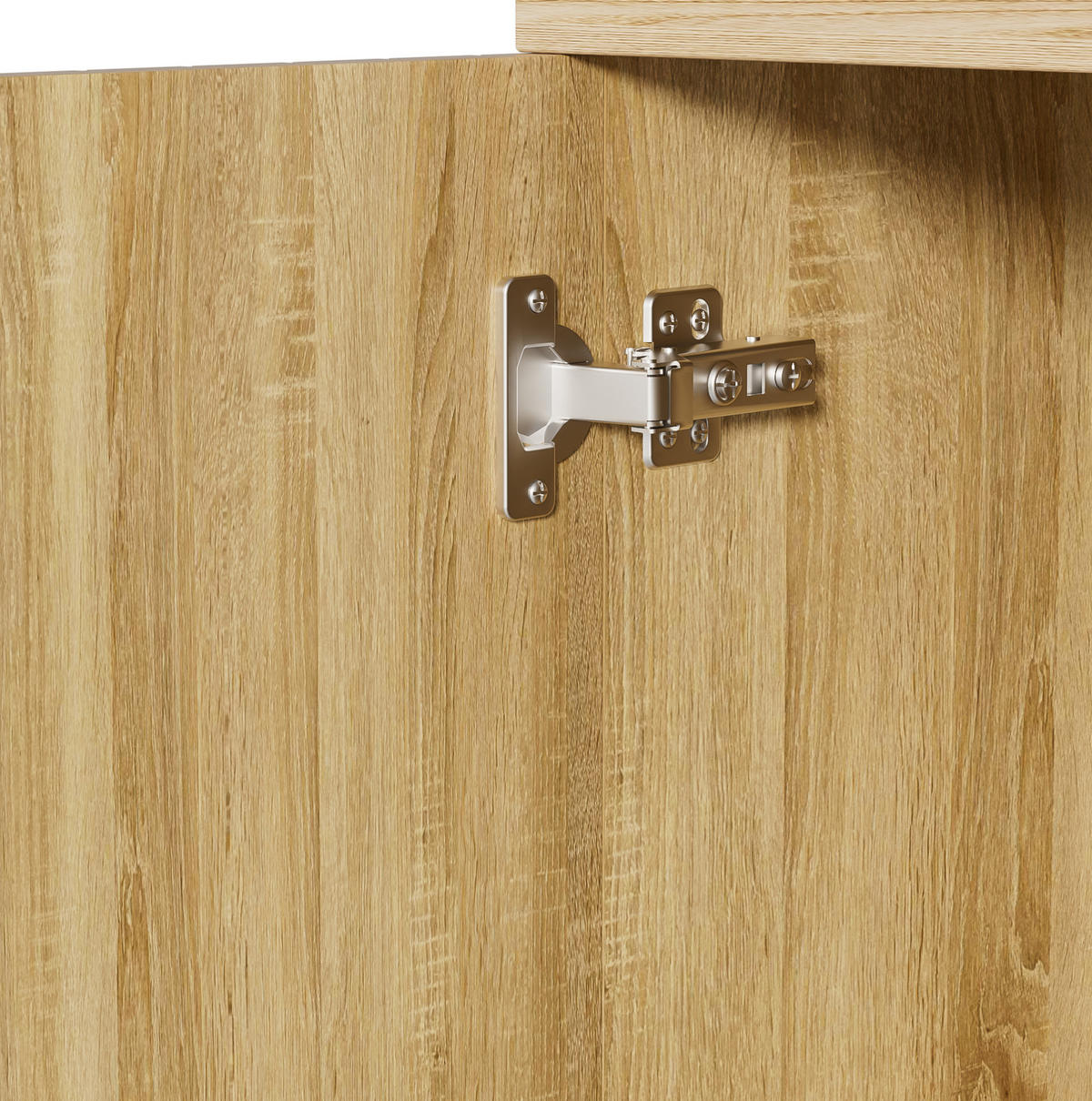 SIDEBOARD 160/36/94 cm Holzfarbe aus Holzwerkstoff mit 4 Türen und 4 Schubladen - Eichefarben, Holzwerkstoff (160/94/36cm) - OKWISH