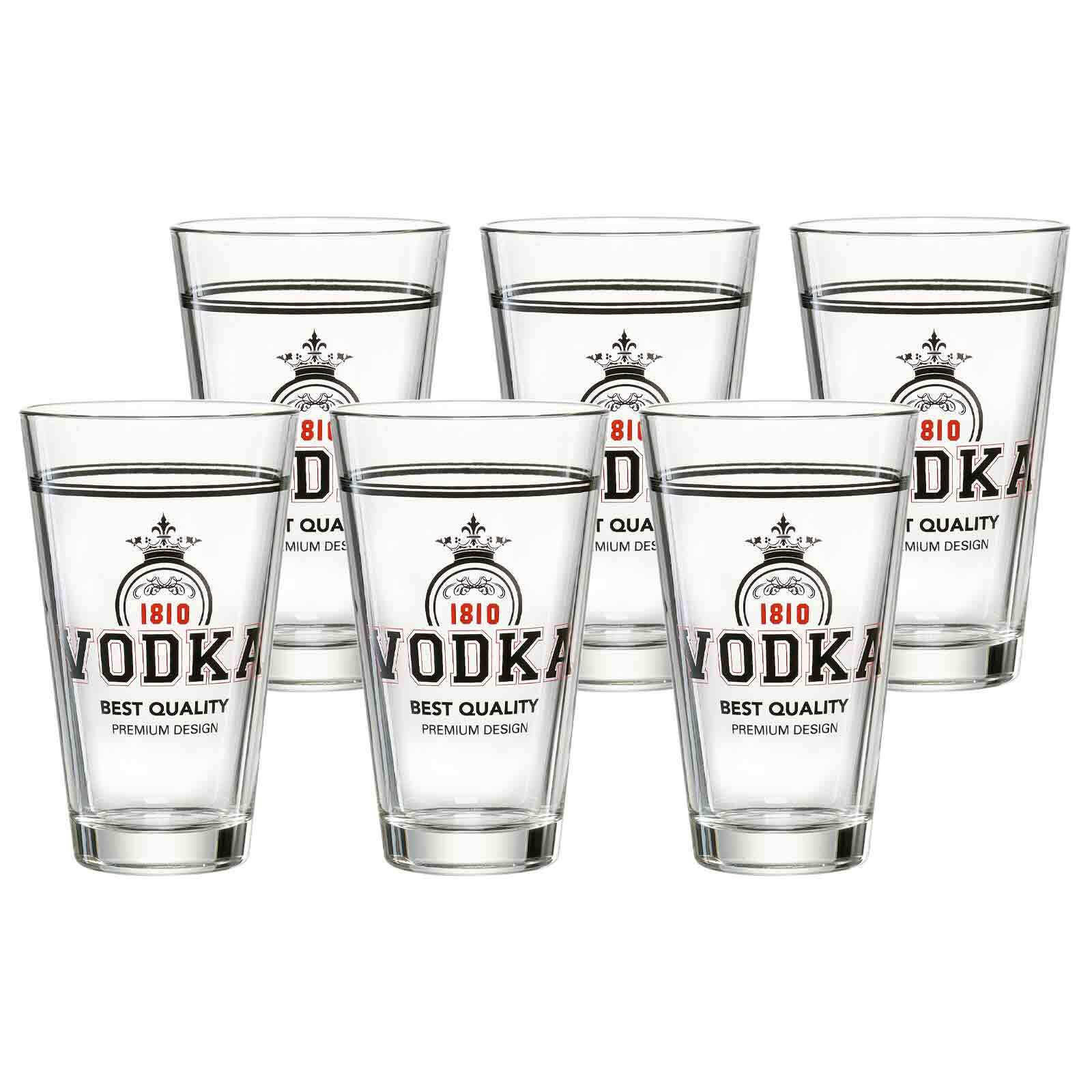 VODKA BECHER SPIRITS transparent 330 ml 6er Set - Transparent, Glas (0.33L) - Ritzenhoff Breker
