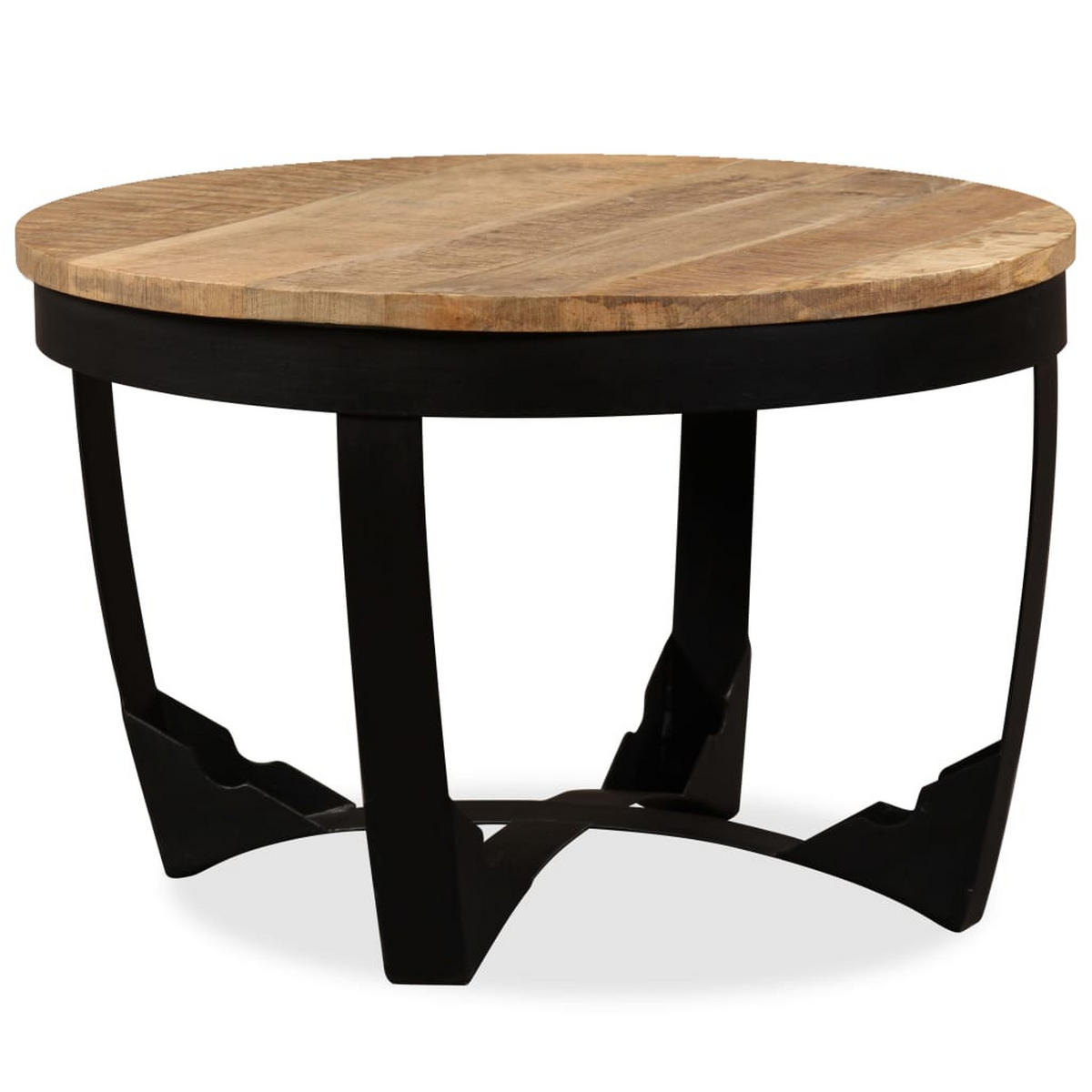 COUCHTISCH Raues Massivholz Mango 60x40 cm - Braun, Holzwerkstoff (60/60/40cm) - furnicato