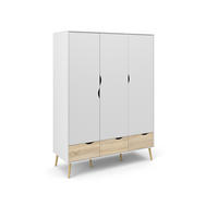 KLEIDERSCHRANK weiß - Weiß, Holzwerkstoff (147/200/58cm) - ebuy24