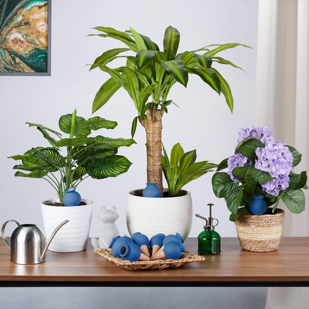 10xTONKEGEL - Multicolor, Keramik (6/12/6cm) - Relaxdays