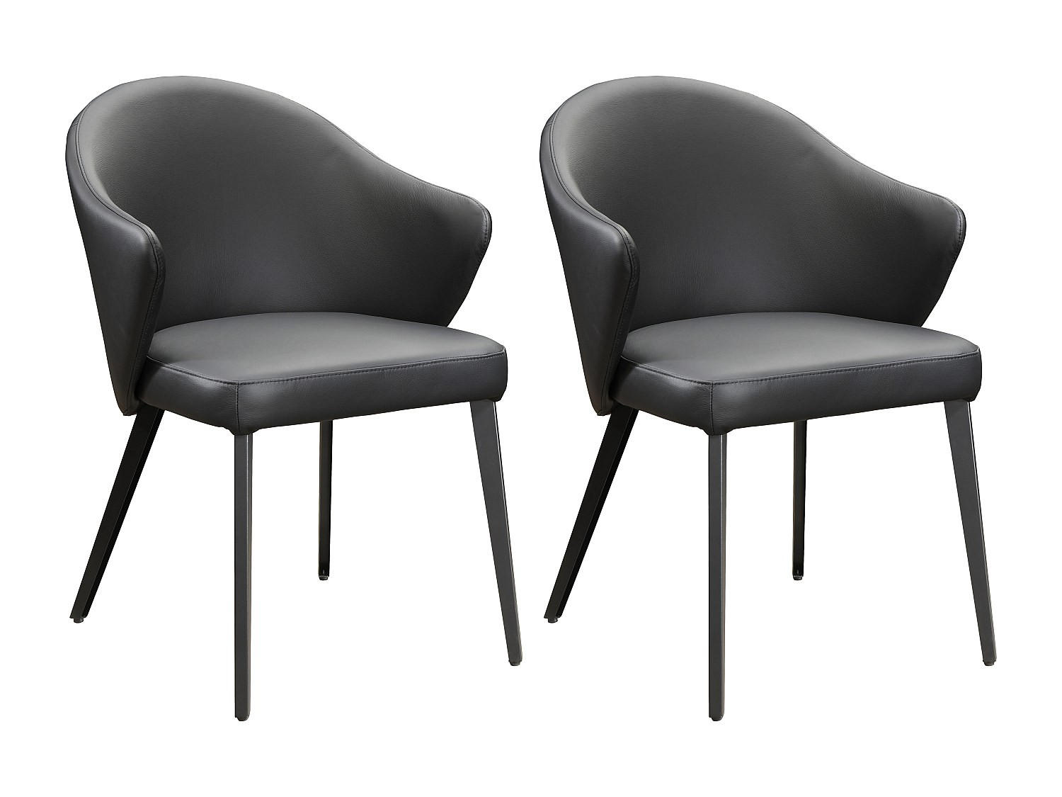 Vente-Unique Stuhl Schwarz 58x84x62.5 cm