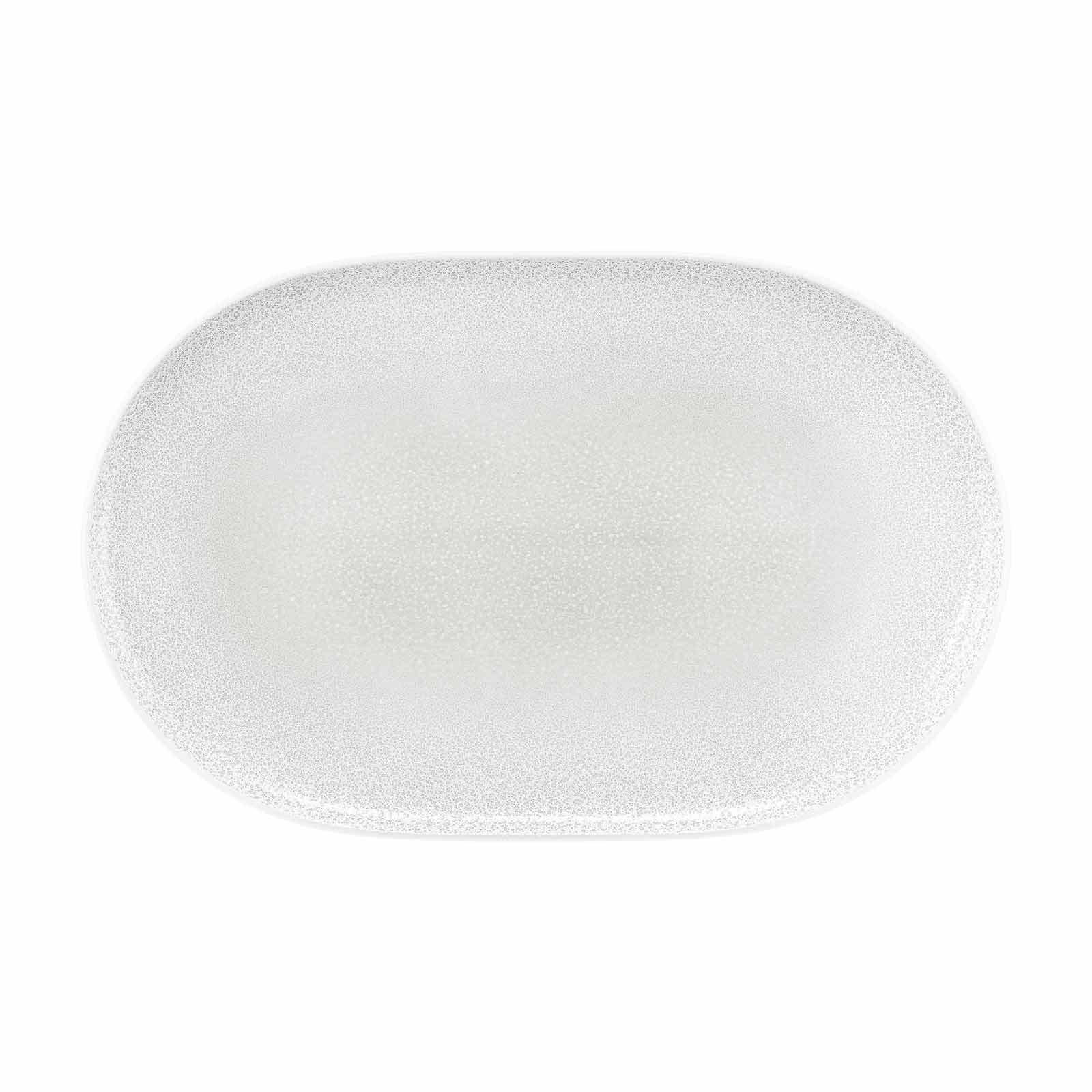 SERVIERPLATTE Sento Home Aura white 33 x 20 cm - Weiß, Keramik (20.5/2.7/33.4cm) - Seltmann Weiden