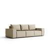 GARTENSOFA 3-Sitzer Für Den Garten SONNE Beige - Beige, Holz (245/73/88cm) - Kaiser Möbel