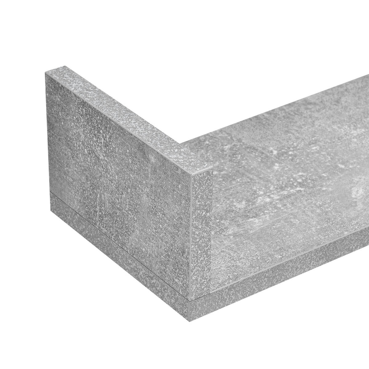 WANDREGAL-SET 3 TLG. Vennesla - Grau, Holzwerkstoff (60/10/15cm) - [en.casa]