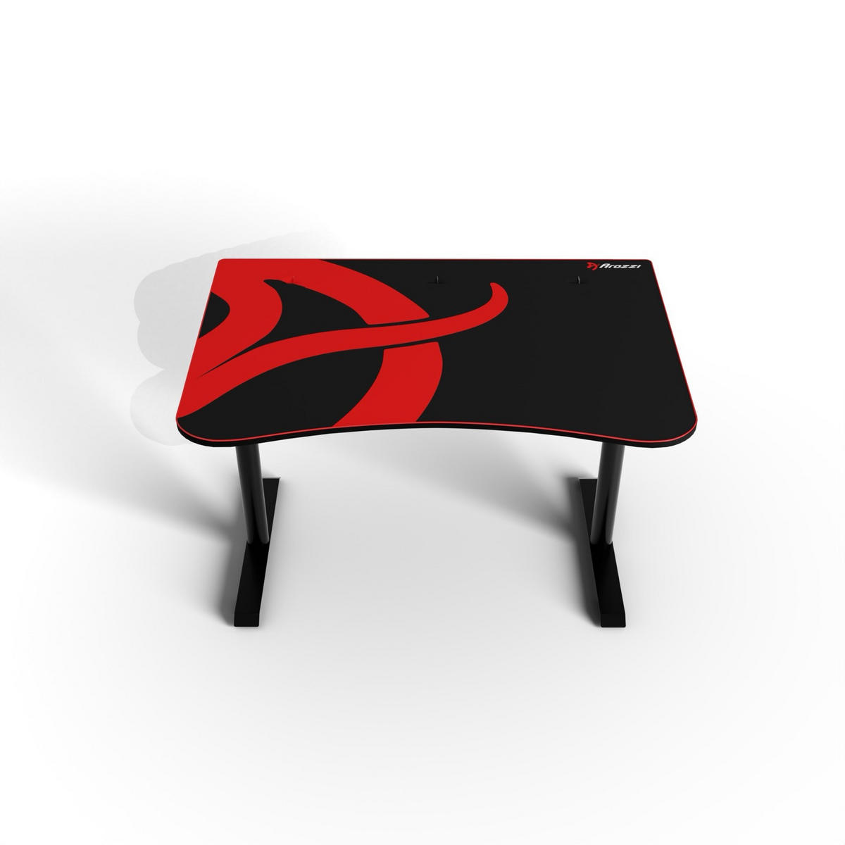 GAMINGTISCH Arena Fratello 114/76/72 cm Schwarz - Schwarz, Metall (76/114/72.5cm) - Arozzi