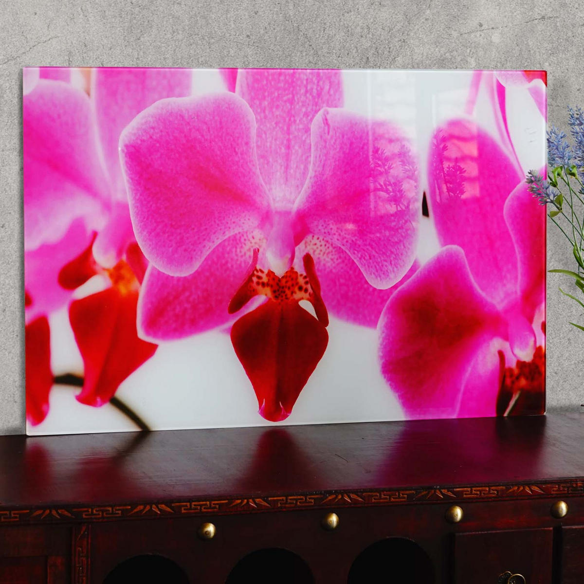 GLASBILD ORCHIDEE Multicolor - Multicolor, Glas (60/40cm) - MCW