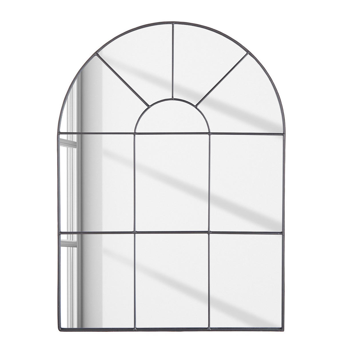 FENSTERSPIEGEL Finestra - Schwarz, Glas (50/70/2cm) - Butlers